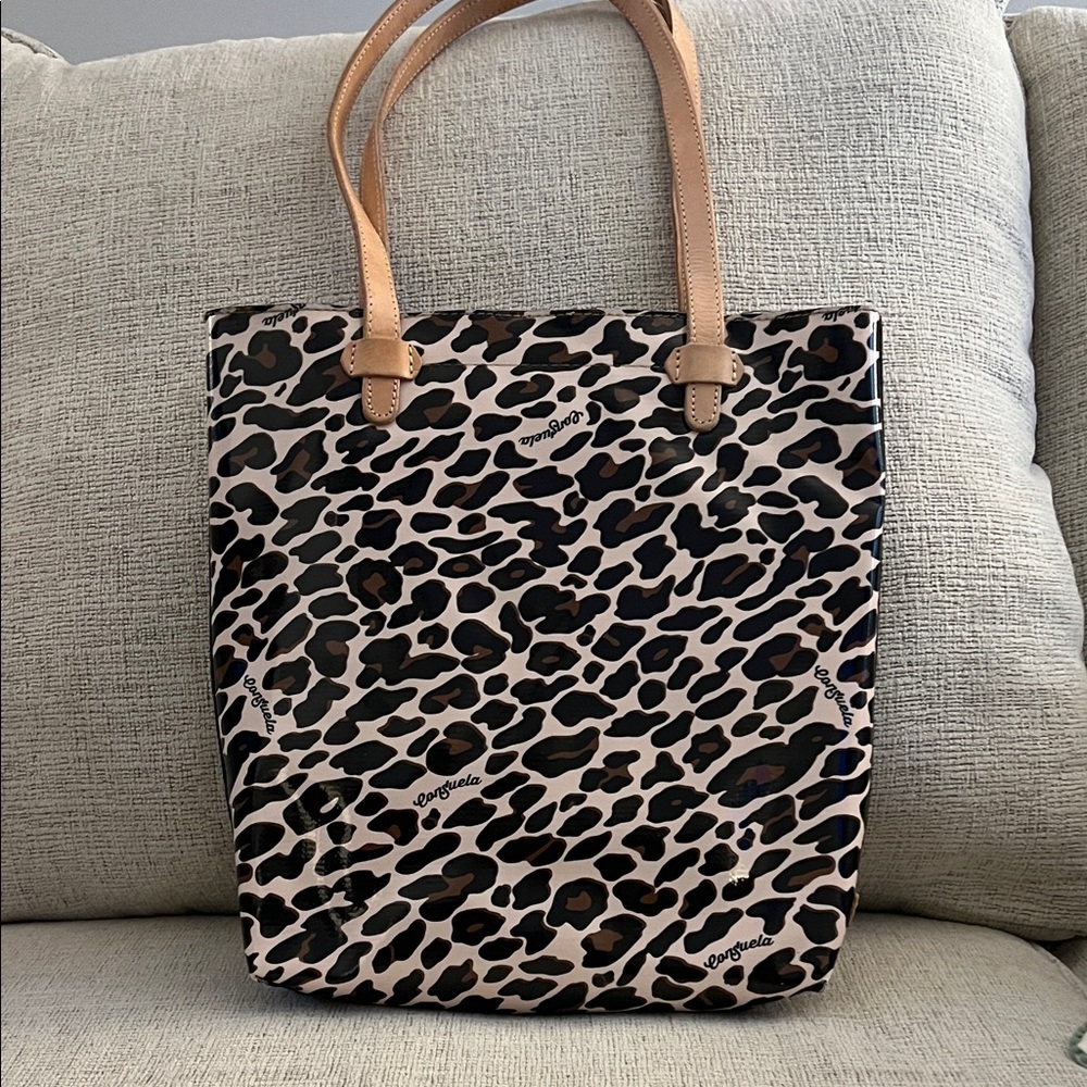 Consuela Leopard Print Tote Bag